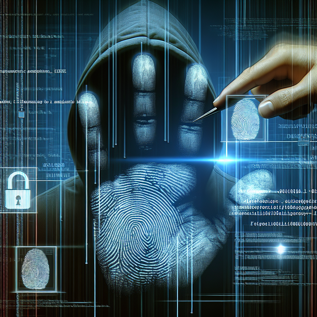 "Infographic illustrating common vulnerabilities in biometric authentication systems exploited by hackers, highlighting methods such as spoofing fingerprints and facial recognition bypass techniques."