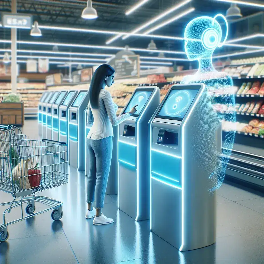 "AI-powered fraud detection technology implemented at Target's self-checkout kiosks in U.S. stores, enhancing security and reducing theft risks."