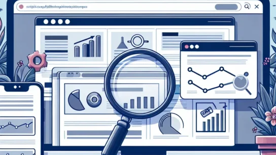 "Screenshot of competitor landing page analytics showing key metrics and changes over time for effective tracking in digital marketing"