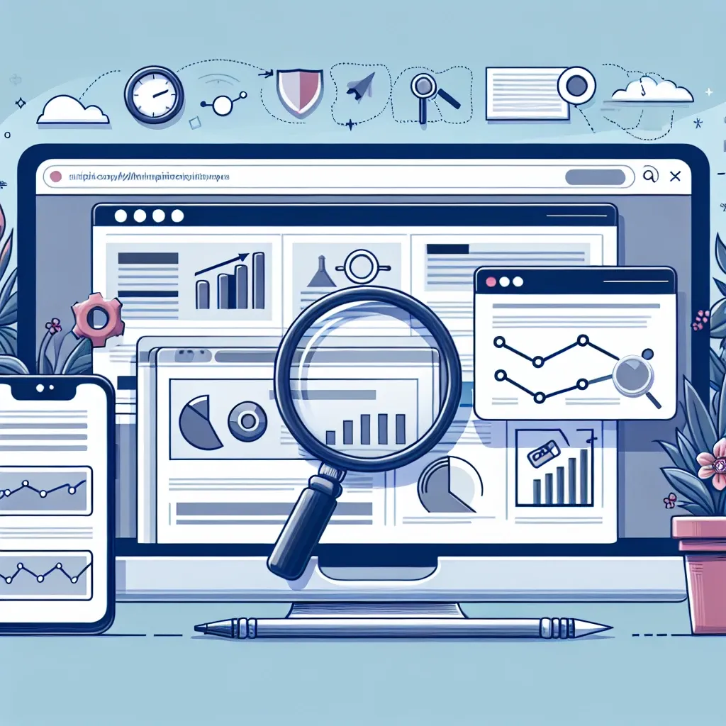 "Screenshot of competitor landing page analytics showing key metrics and changes over time for effective tracking in digital marketing"