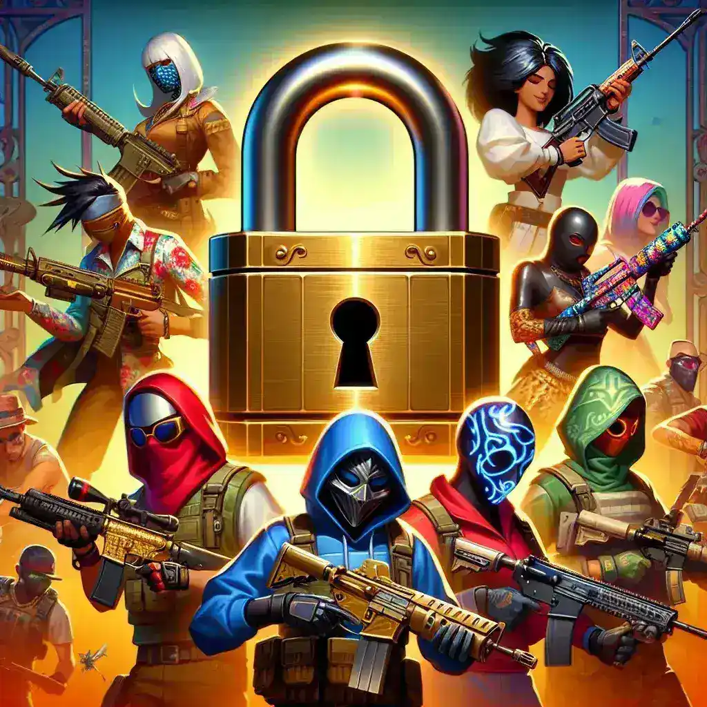 "Garena Free Fire MAX redeem codes graphic showcasing exclusive rewards, including vibrant costume bundles and stylish gun skins for players."