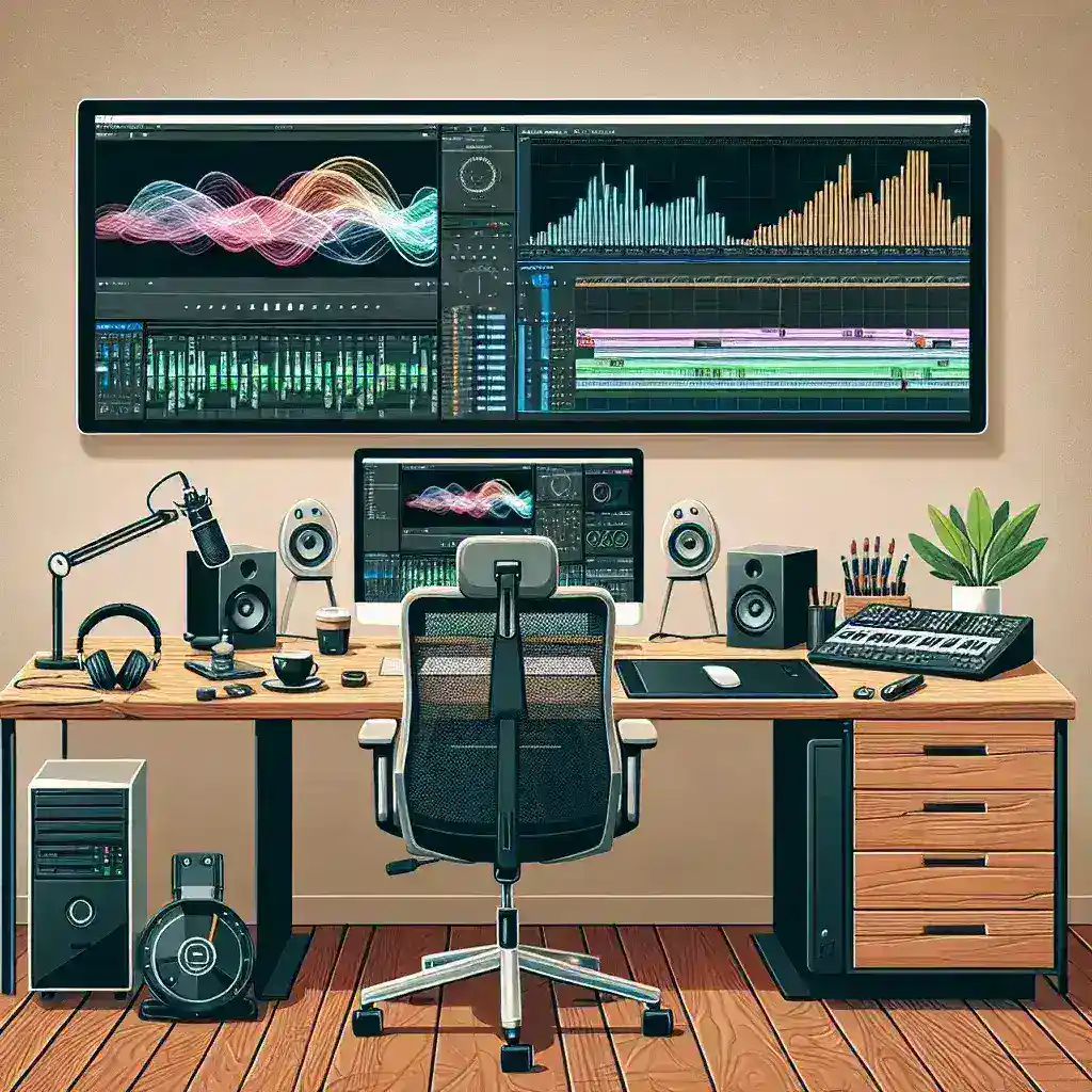 "Professional video editor using advanced software on a laptop for smoother playback during editing, highlighting essential techniques for effective video production."