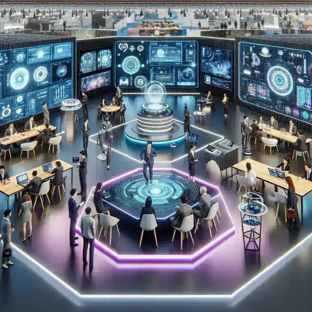 "AI-powered devices displayed at CES 2025 showcasing innovative technology advancements and practical applications for everyday use in the future."